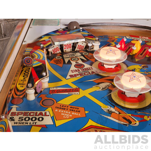 08/1977 Jet Spin (403) D. Gottlieb & Co. Electro-Mechanical Pinball Machine
