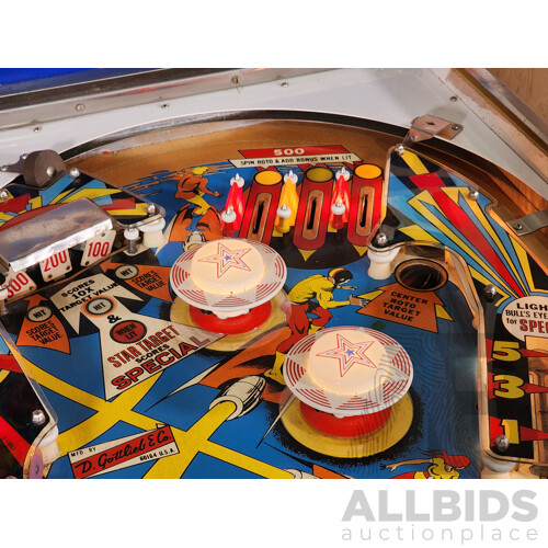 08/1977 Jet Spin (403) D. Gottlieb & Co. Electro-Mechanical Pinball Machine