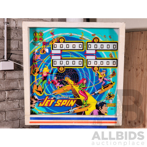 08/1977 Jet Spin (403) D. Gottlieb & Co. Electro-Mechanical Pinball Machine