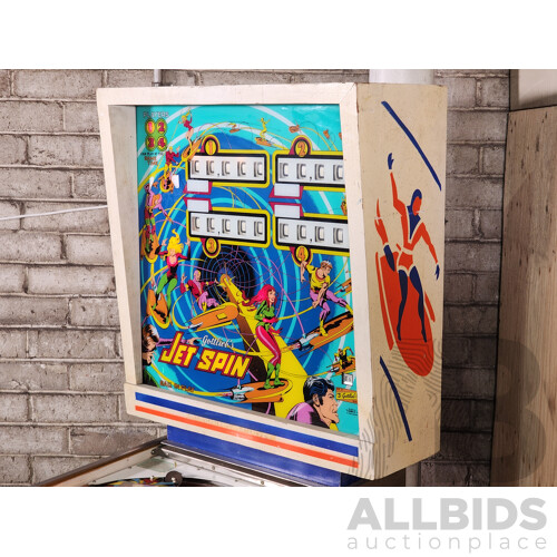 08/1977 Jet Spin (403) D. Gottlieb & Co. Electro-Mechanical Pinball Machine