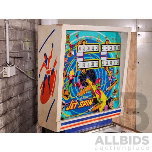 08/1977 Jet Spin (403) D. Gottlieb & Co. Electro-Mechanical Pinball Machine