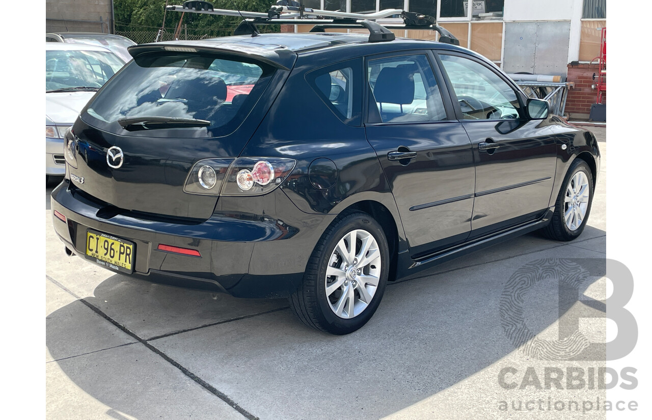 11/2007 Mazda Mazda3 MAXX Sport BK MY06 UPGRADE 5d Hatchback Black 2.0L