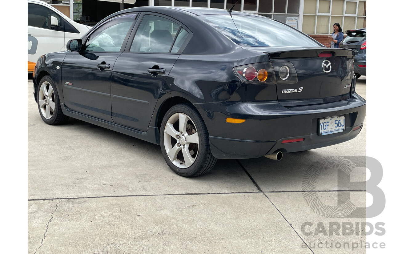 3/2004 Mazda Mazda3 SP23 BK 4d Sedan Black 2.3L