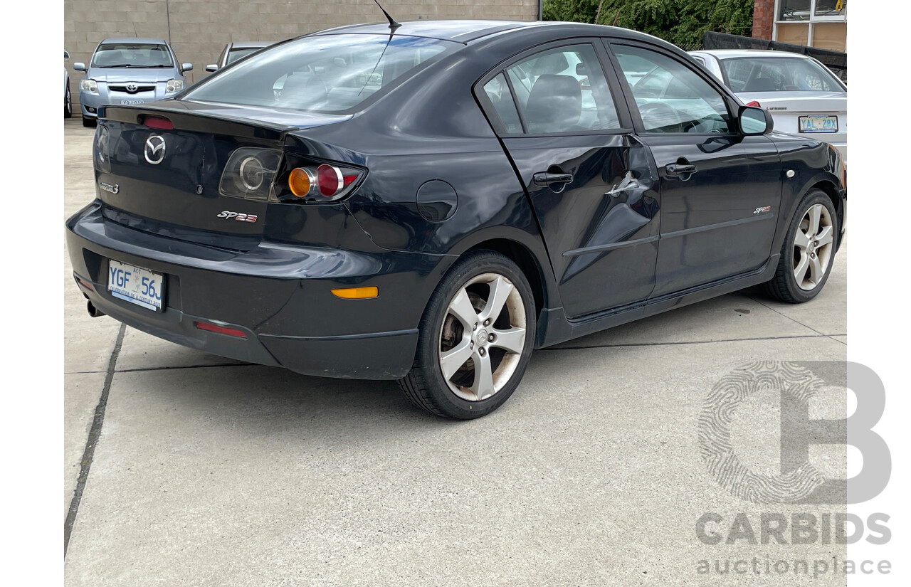 3/2004 Mazda Mazda3 SP23 BK 4d Sedan Black 2.3L