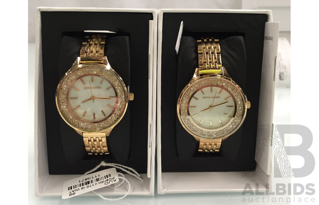 Pierre Cardin Womens Watches (Models: 4170 and 4170) - Lot of 2 - Total ORP $199.98