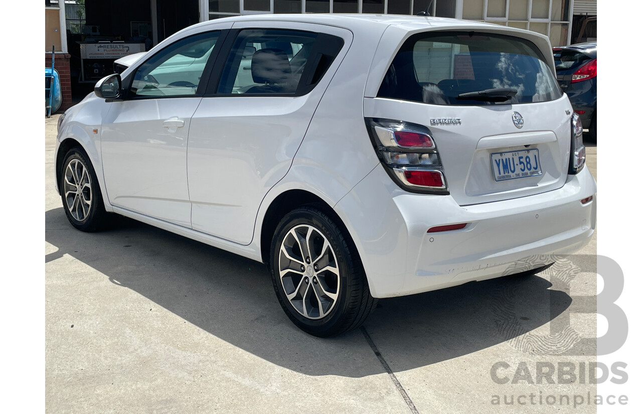 9/2018 Holden Barina LS TM 5d Hatchback White 1.6L