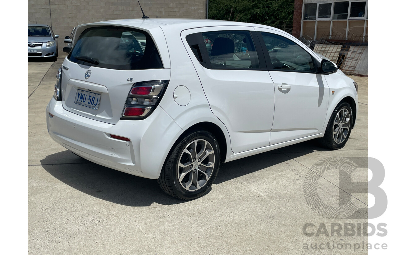 9/2018 Holden Barina LS TM 5d Hatchback White 1.6L