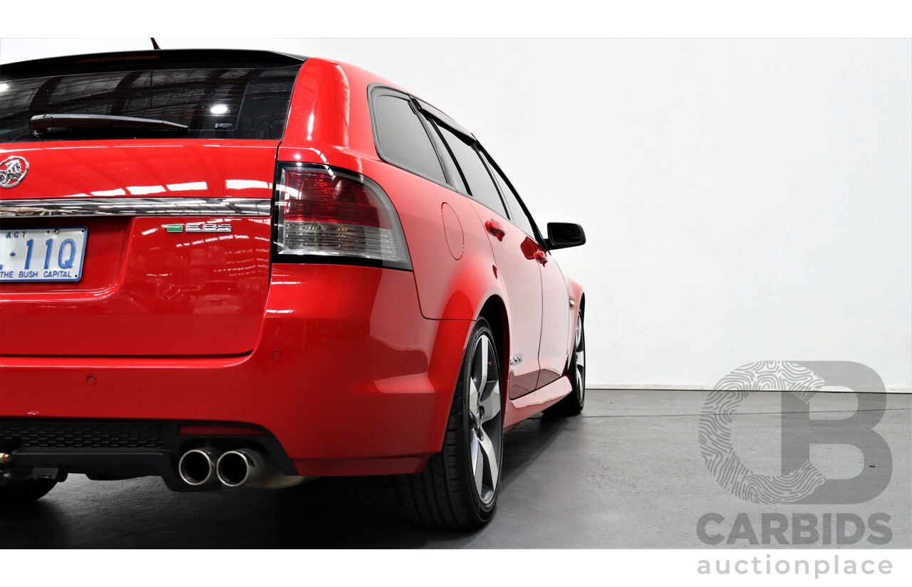 5/2013 Holden Commodore SS-V Z-Series VE II MY13 4d Sportwagon Red 6.0L V8