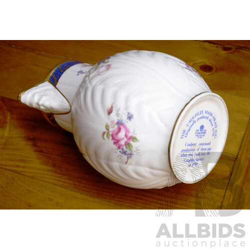 Coalport The Caughley Mask Head Jug, a Copy of One Produced About 1770