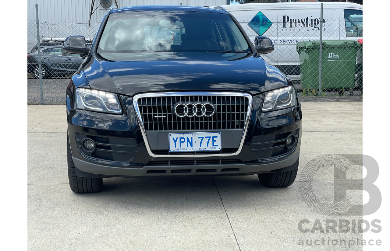 3/2011 Audi Q5 2.0 TDI Quattro 8R MY11 4d Wagon Black 2.0L
