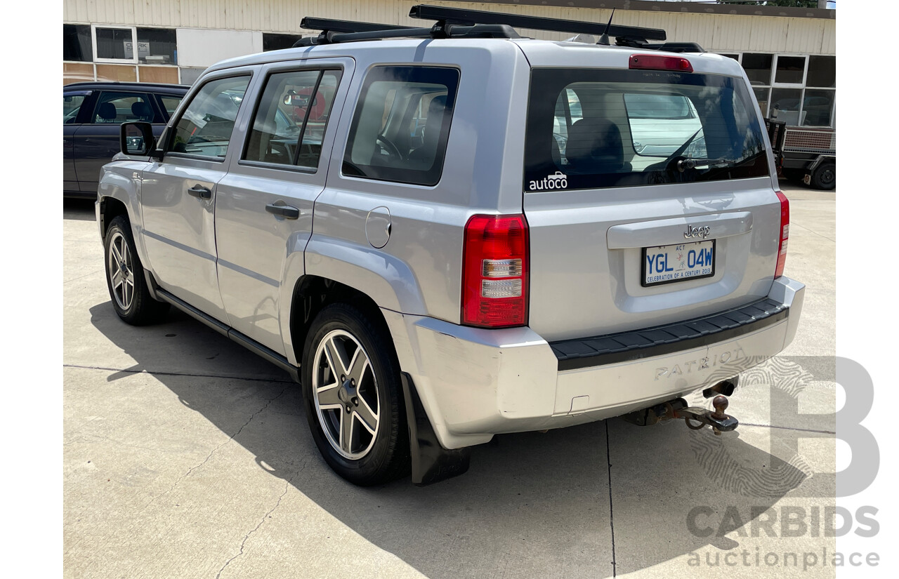 6/2009 Jeep Patriot Sport MK 4d Wagon Silver 2.4L