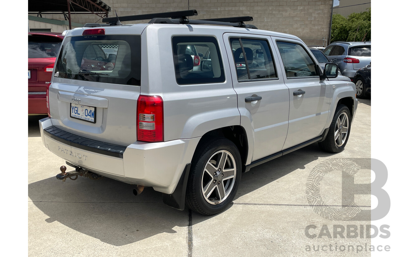 6/2009 Jeep Patriot Sport MK 4d Wagon Silver 2.4L