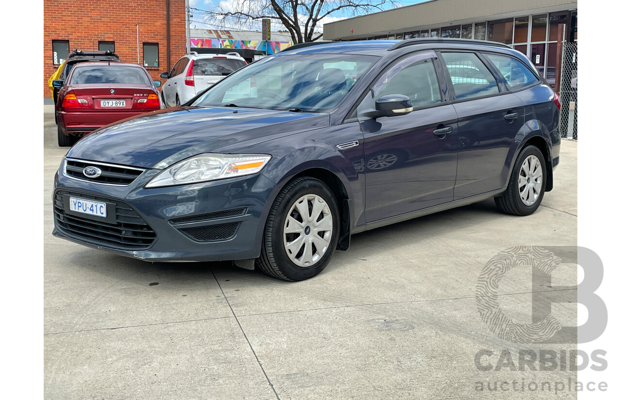 10/2012 Ford Mondeo LX TDCi MC 4d Wagon Blue 2.0L