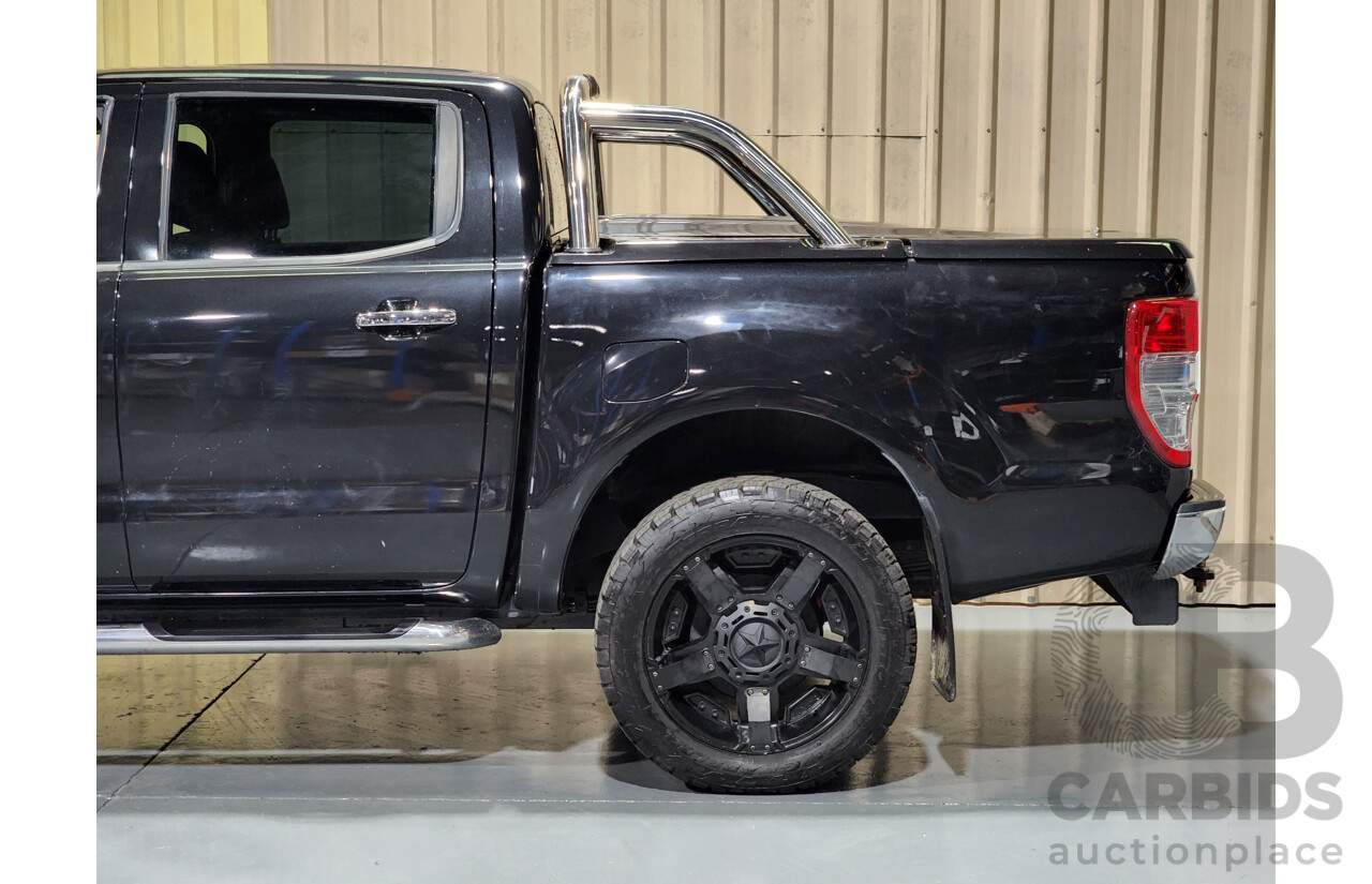 3/2012 Ford Ranger XLT 3.2 (4x4) PX Dual Cab Utility Black 3.2L Turbo Diesel