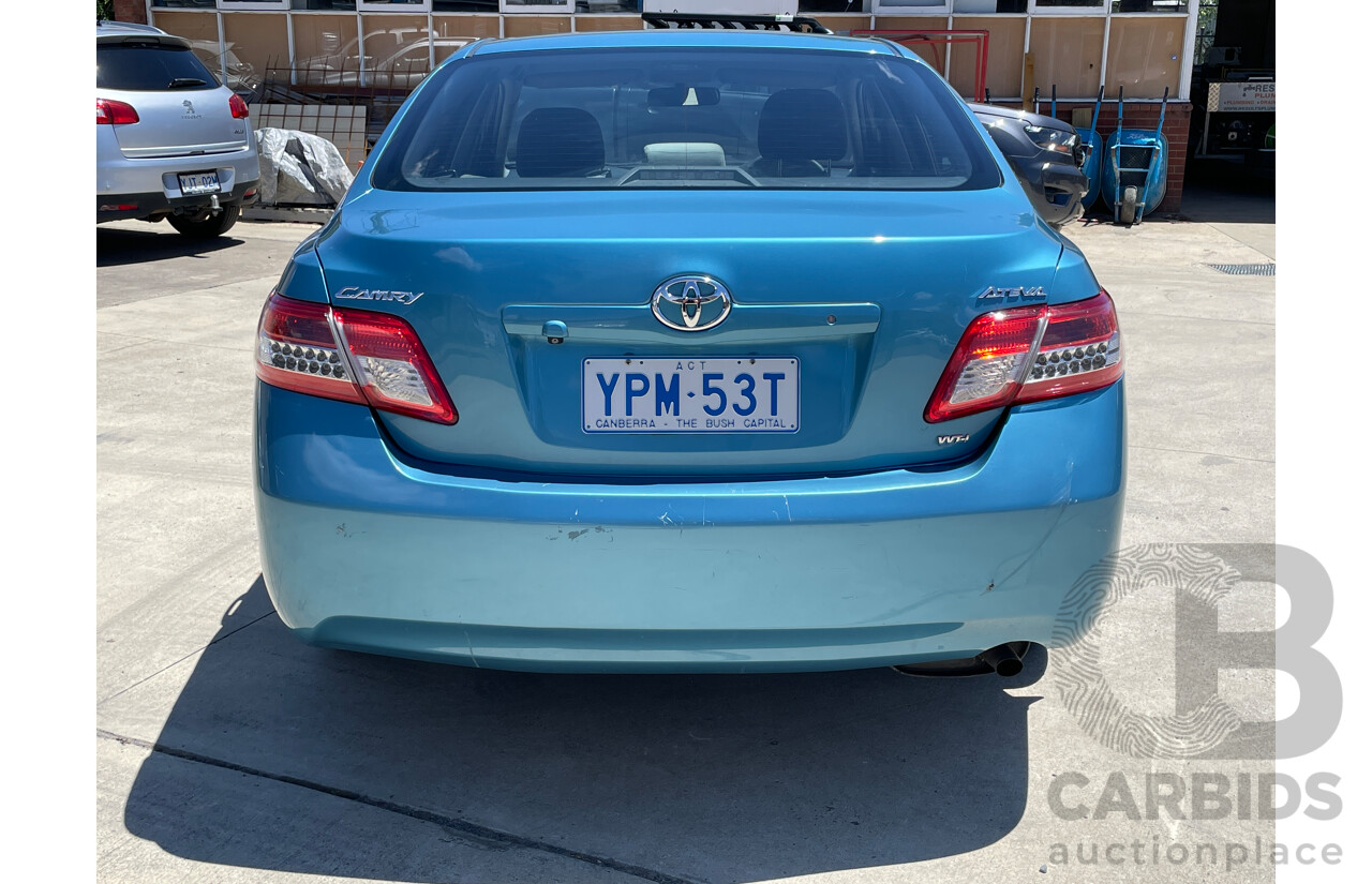 4/2011 Toyota Camry Ateva ACV40R 09 UPGRADE 4d Sedan Blue 2.4L