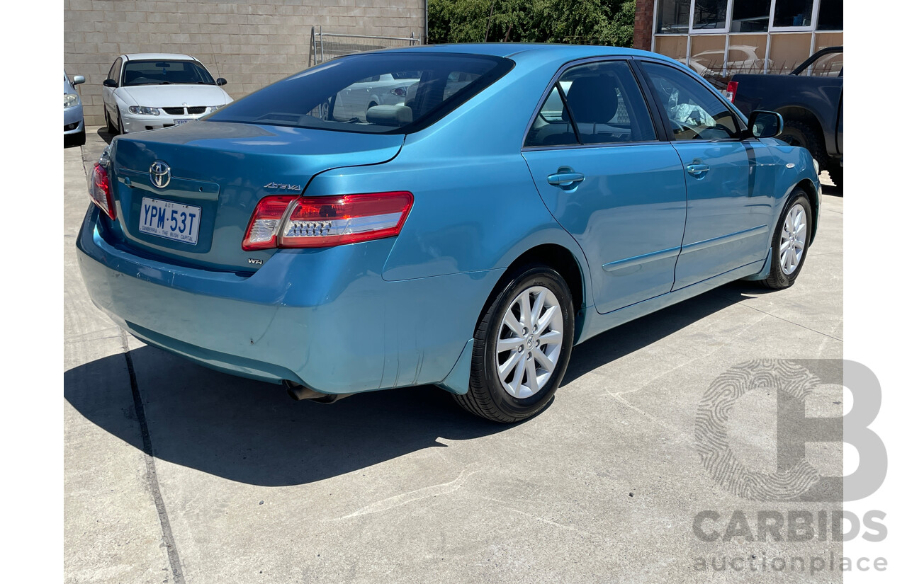 4/2011 Toyota Camry Ateva ACV40R 09 UPGRADE 4d Sedan Blue 2.4L