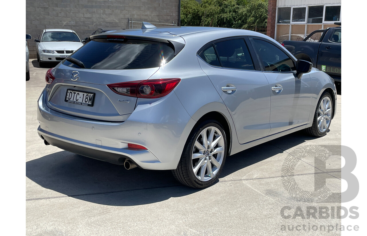 5/2017 Mazda Mazda3 SP25 BN 5d Hatchback Silver 2.5L