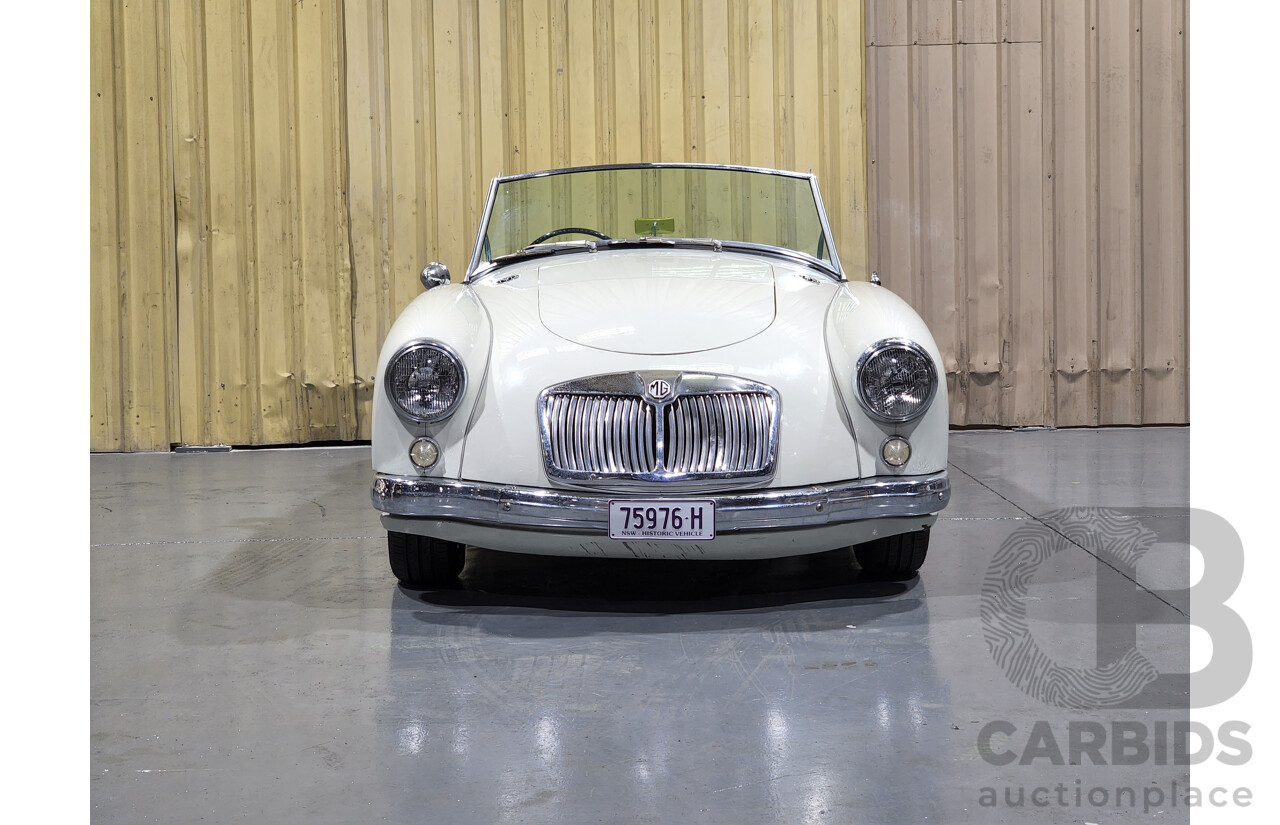 1/1958 M.G. MGA Sports 2d Roadster White 1.8L