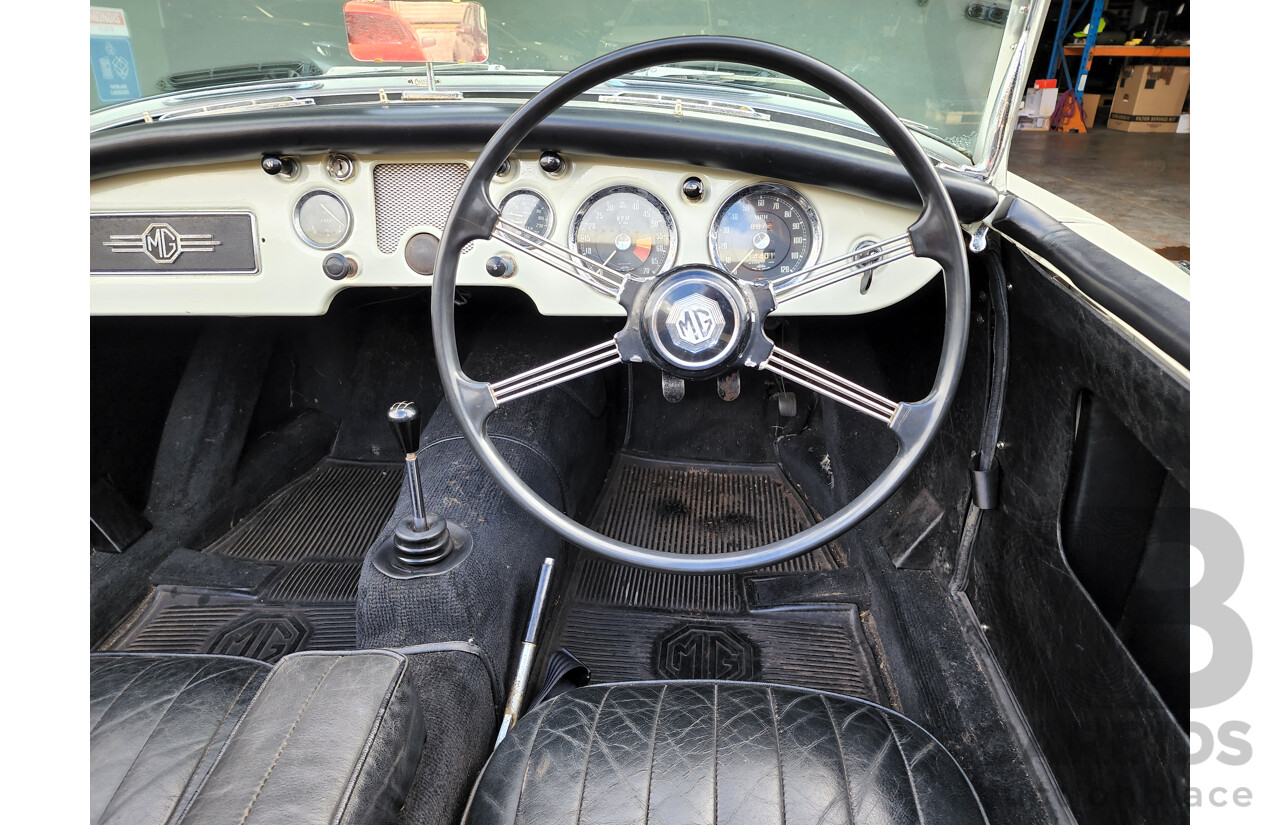 1/1958 M.G. MGA Sports 2d Roadster White 1.8L