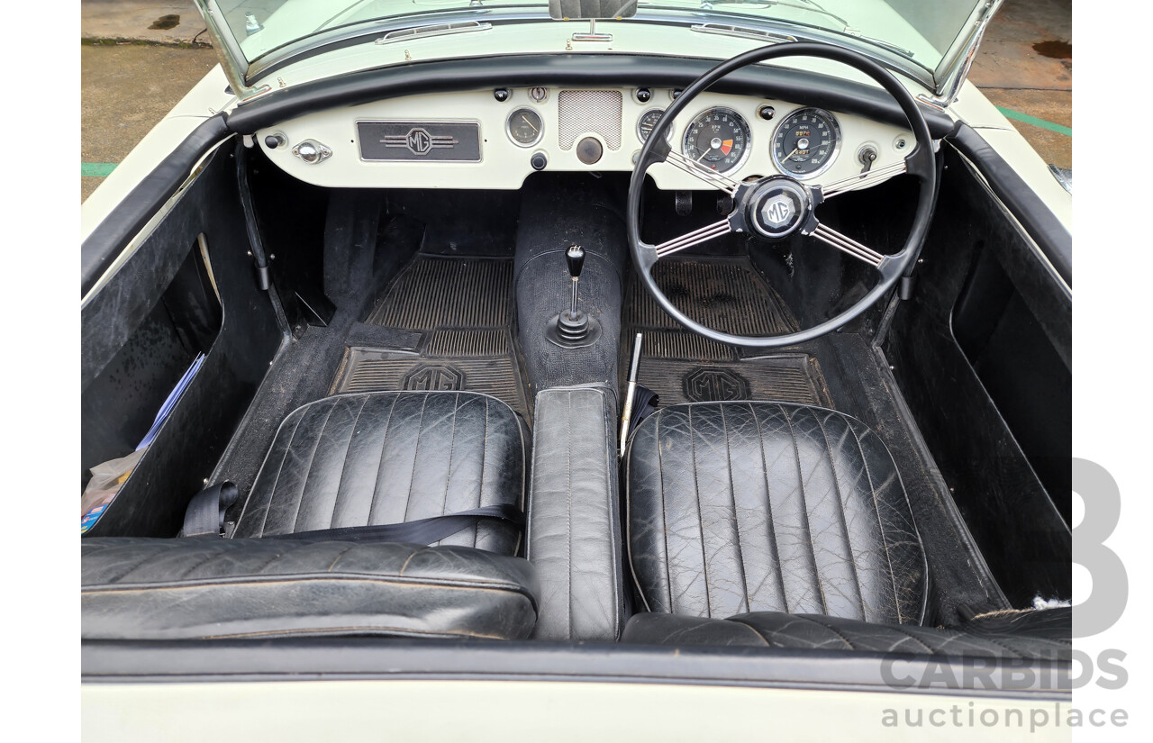 1/1958 M.G. MGA Sports 2d Roadster White 1.8L