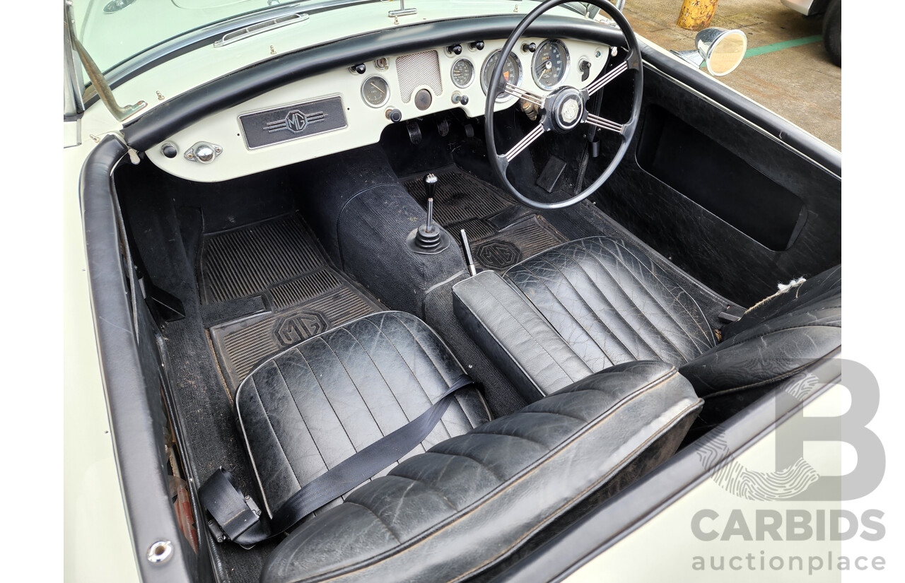 1/1958 M.G. MGA Sports 2d Roadster White 1.8L