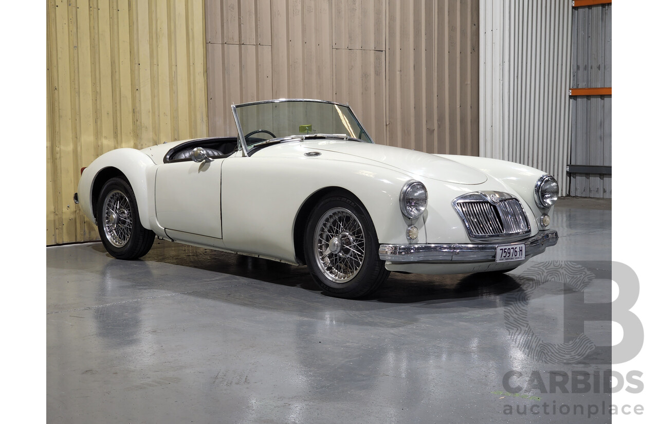 1/1958 M.G. MGA Sports 2d Roadster White 1.8L