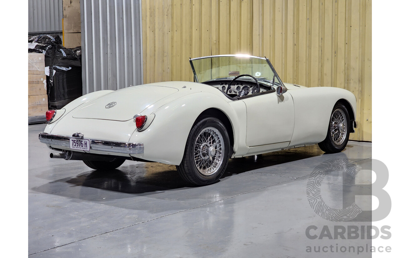 1/1958 M.G. MGA Sports 2d Roadster White 1.8L