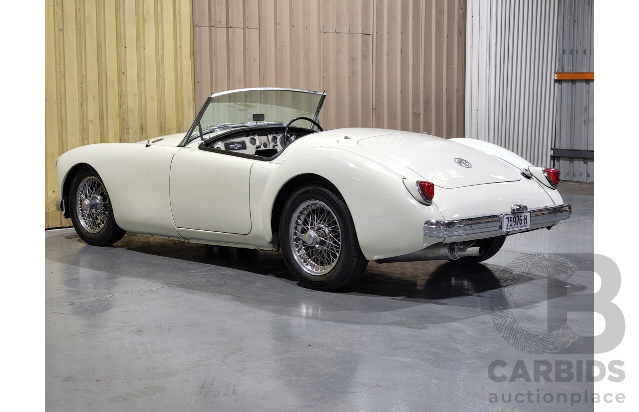 1/1958 M.G. MGA Sports 2d Roadster White 1.8L