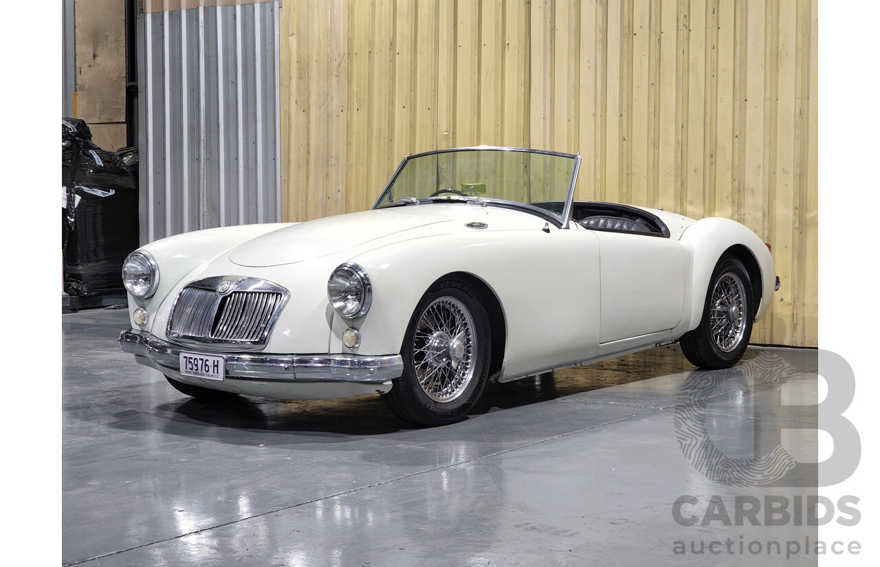 1/1958 M.G. MGA Sports 2d Roadster White 1.8L