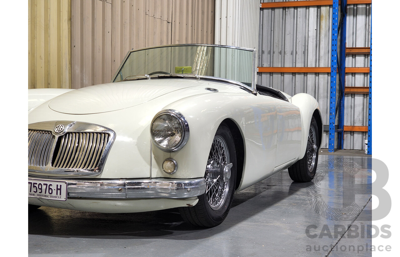 1/1958 M.G. MGA Sports 2d Roadster White 1.8L