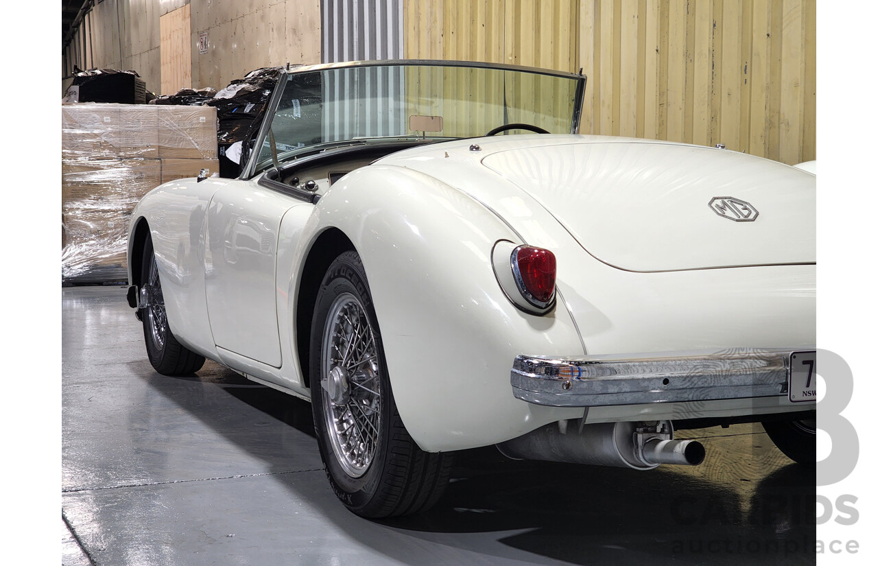 1/1958 M.G. MGA Sports 2d Roadster White 1.8L