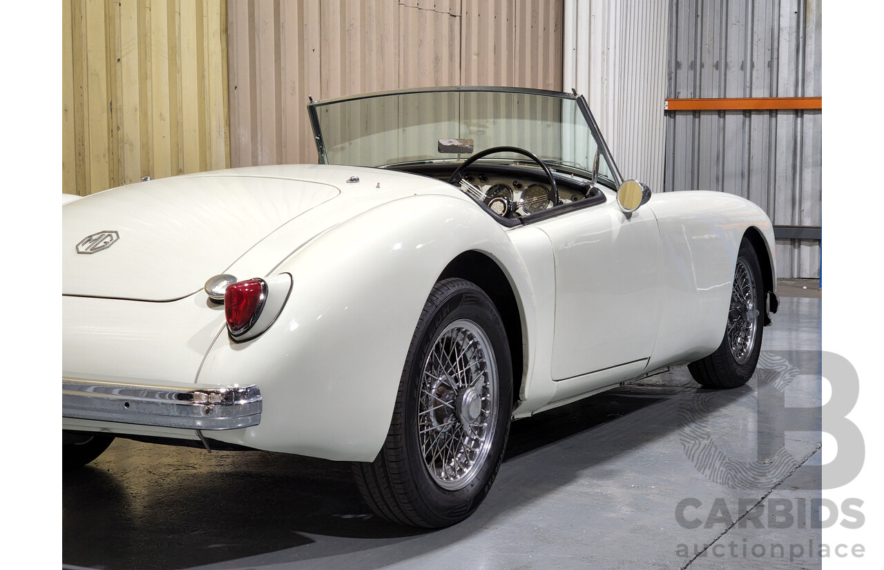 1/1958 M.G. MGA Sports 2d Roadster White 1.8L