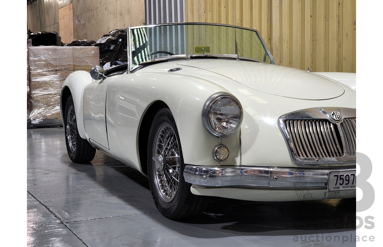 1/1958 M.G. MGA Sports 2d Roadster White 1.8L