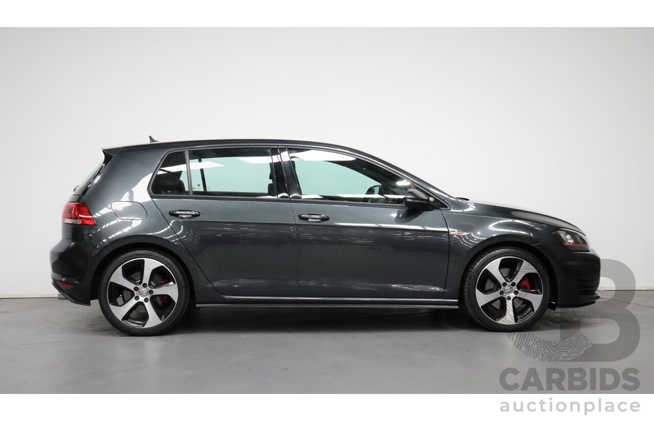 10/2016 Volkswagen Golf GTi AU MY16 5d Hatchback Grey 2.0L Turbo