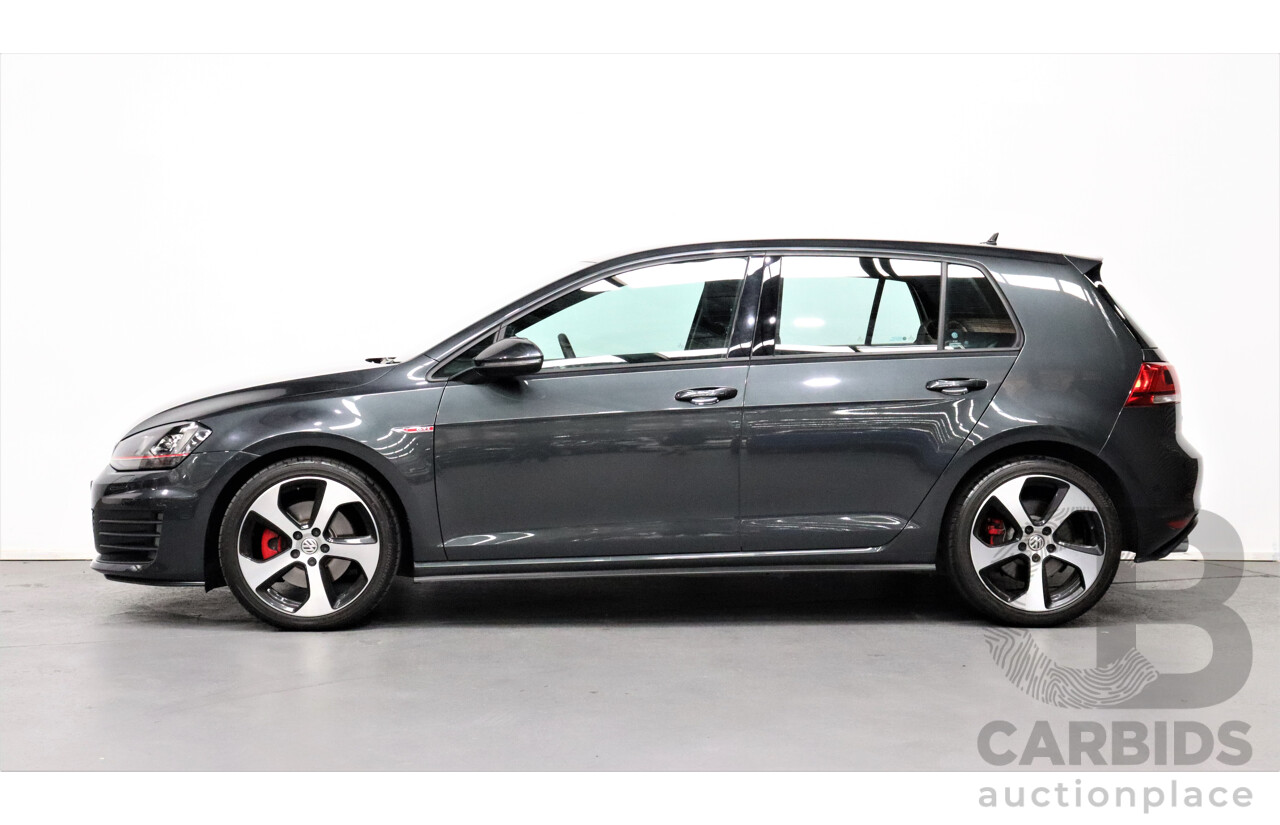 10/2016 Volkswagen Golf GTi AU MY16 5d Hatchback Grey 2.0L Turbo