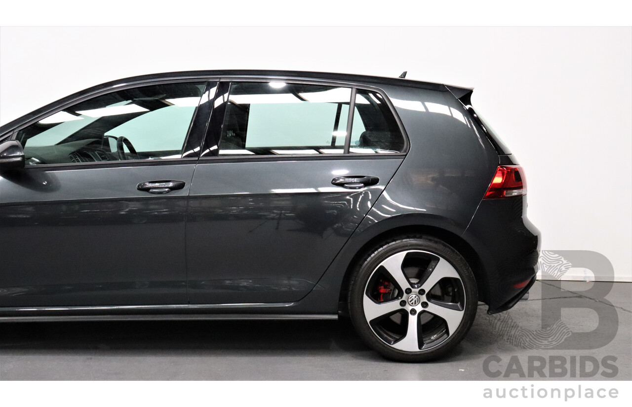 10/2016 Volkswagen Golf GTi AU MY16 5d Hatchback Grey 2.0L Turbo