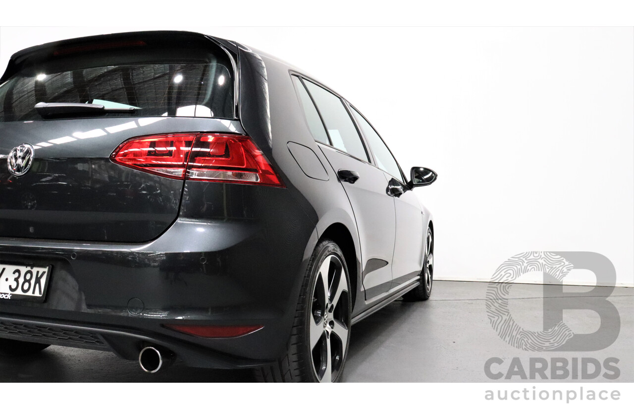 10/2016 Volkswagen Golf GTi AU MY16 5d Hatchback Grey 2.0L Turbo