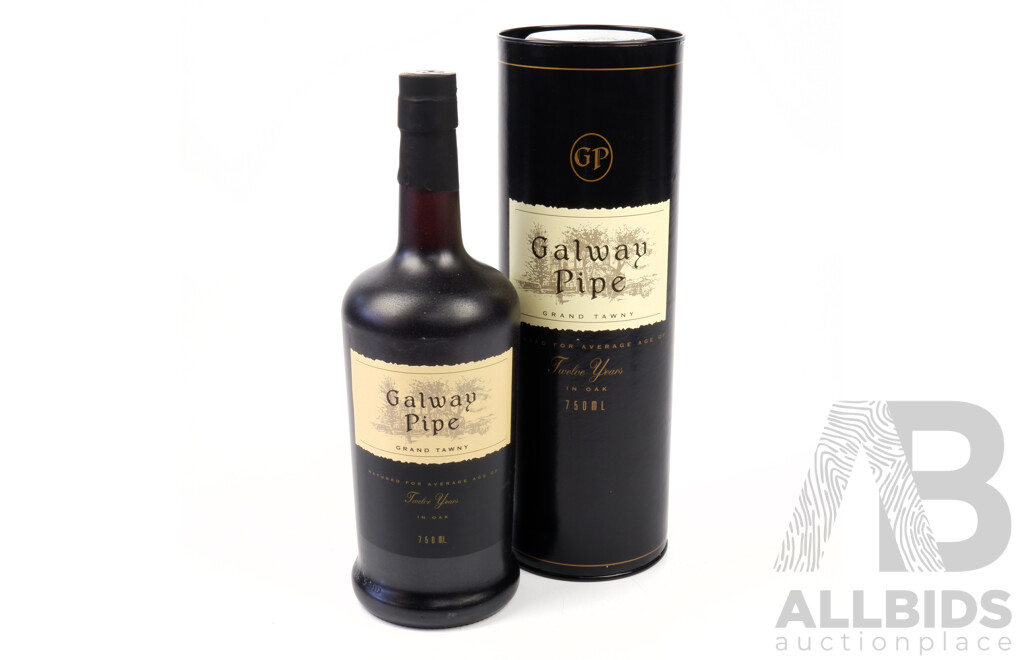 Galway Pipe Grand Tawny 12 Year Old Port 750ml In Presentation Cylinder