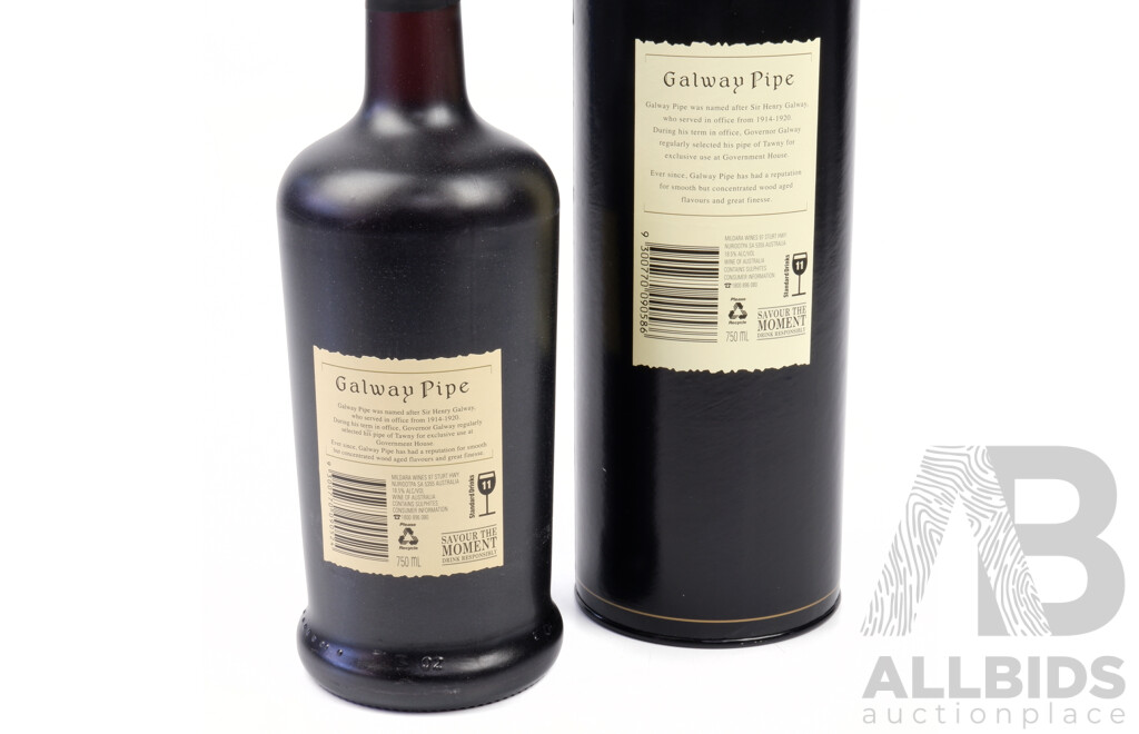 Galway Pipe Grand Tawny 12 Year Old Port 750ml In Presentation Cylinder