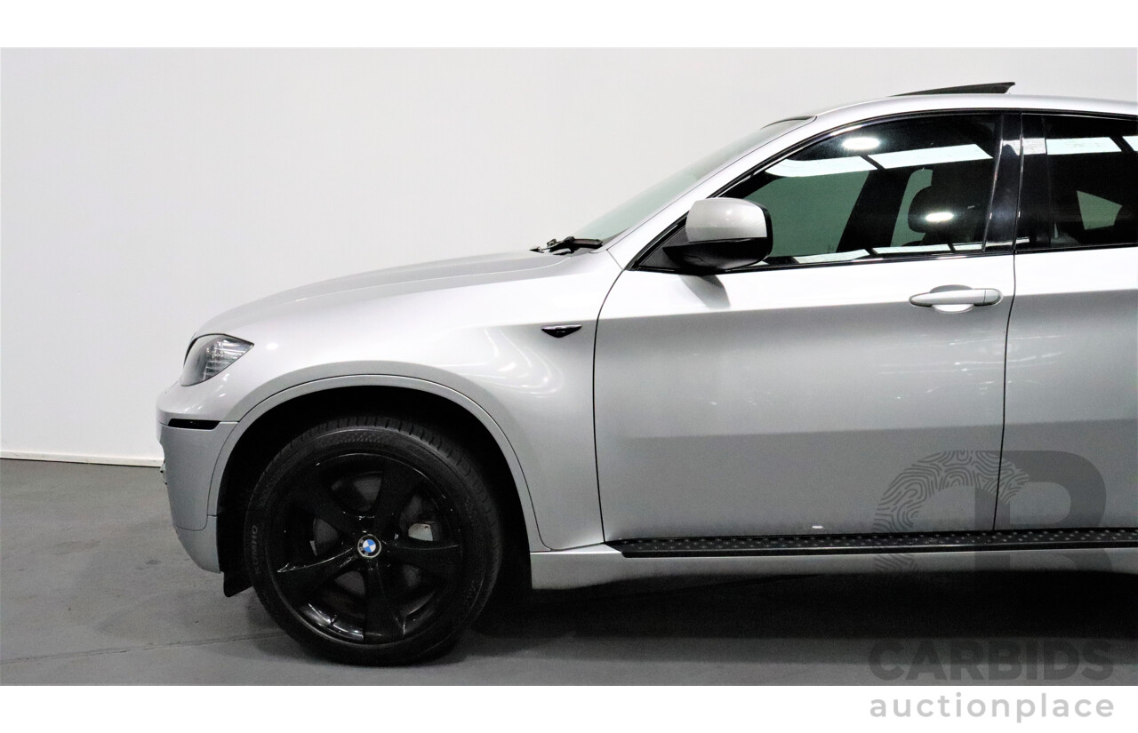 6/2009 Bmw X6 Xdrive 35d E71 4d Coupe Silver 3.0L Turbo Diesel