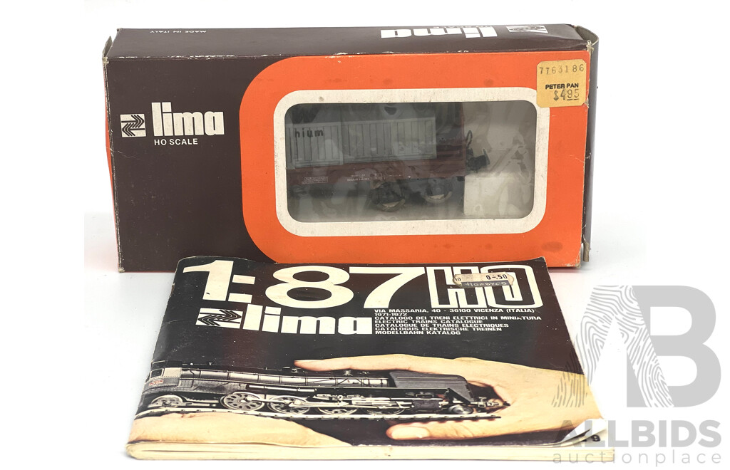 Vintage Lima HO  Boxed 3186 and Lima 1:87 HO 1971-1972 Magazine