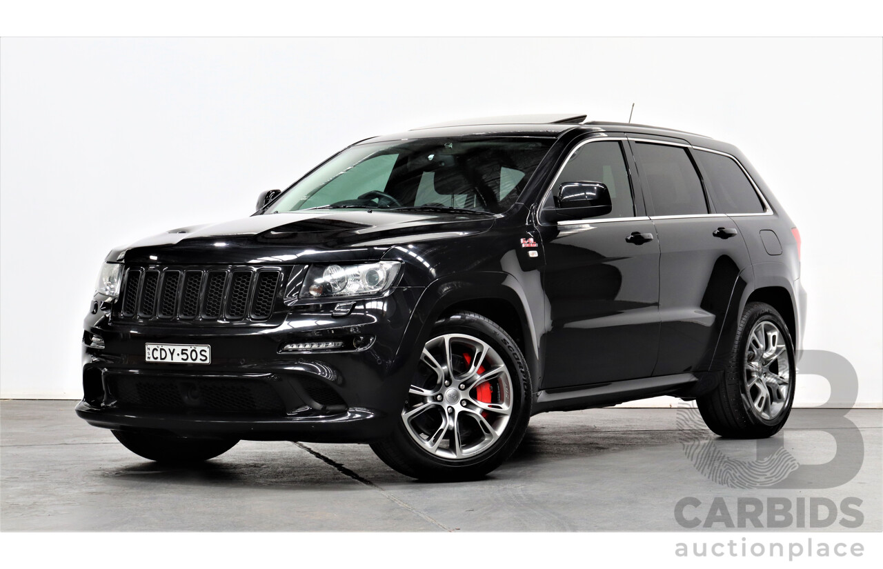 10/2012 Jeep Grand Cherokee SRT 8 (4x4) WK MY12 4d Wagon Black 6.4L V8