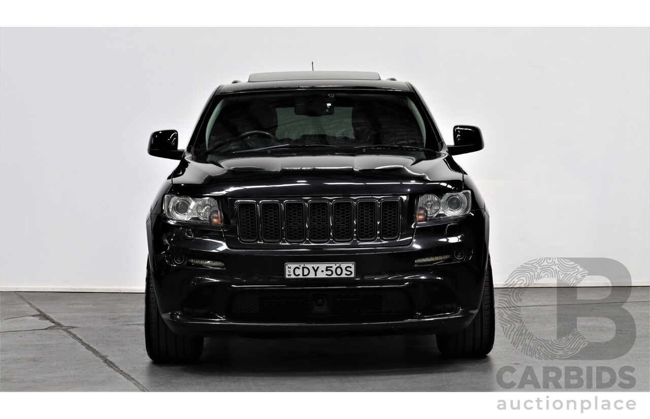 10/2012 Jeep Grand Cherokee SRT 8 (4x4) WK MY12 4d Wagon Black 6.4L V8