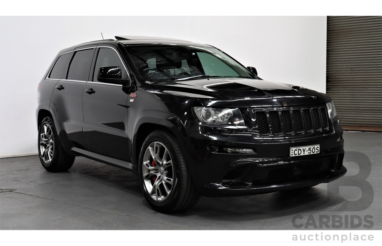 10/2012 Jeep Grand Cherokee SRT 8 (4x4) WK MY12 4d Wagon Black 6.4L V8