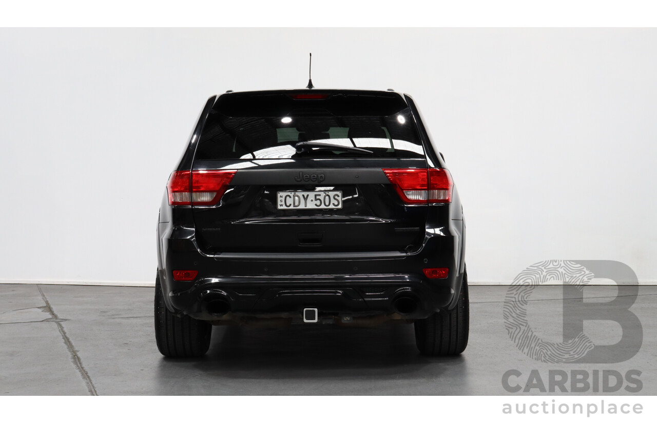 10/2012 Jeep Grand Cherokee SRT 8 (4x4) WK MY12 4d Wagon Black 6.4L V8