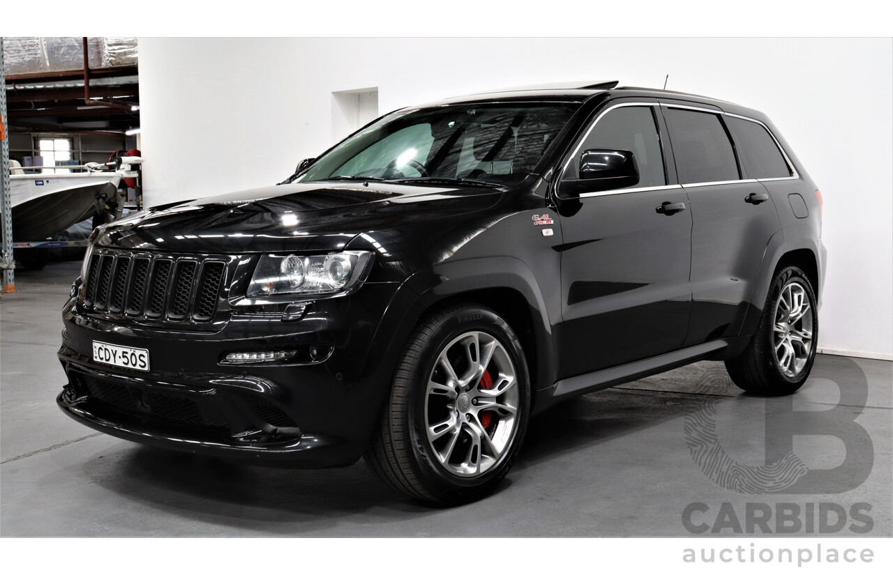 10/2012 Jeep Grand Cherokee SRT 8 (4x4) WK MY12 4d Wagon Black 6.4L V8