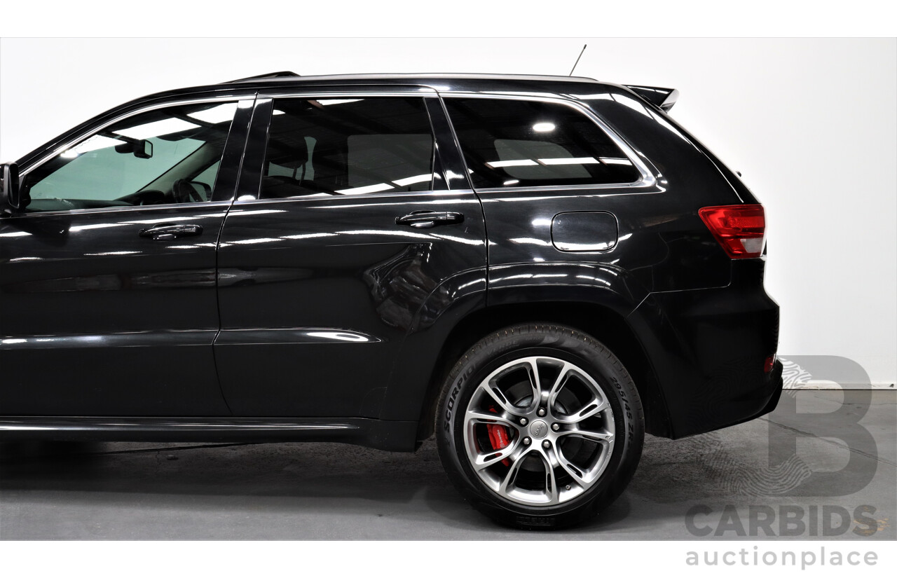 10/2012 Jeep Grand Cherokee SRT 8 (4x4) WK MY12 4d Wagon Black 6.4L V8