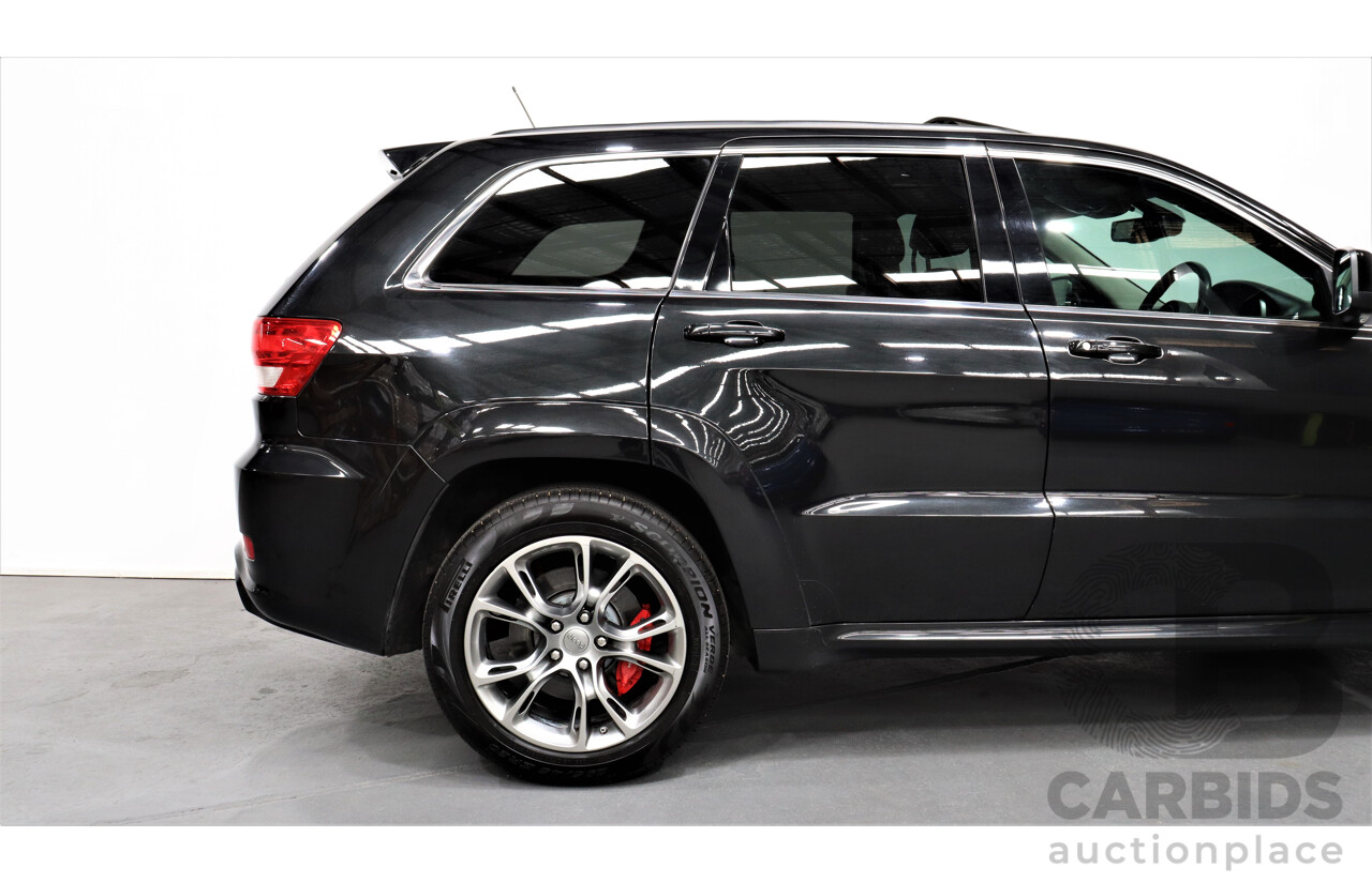 10/2012 Jeep Grand Cherokee SRT 8 (4x4) WK MY12 4d Wagon Black 6.4L V8