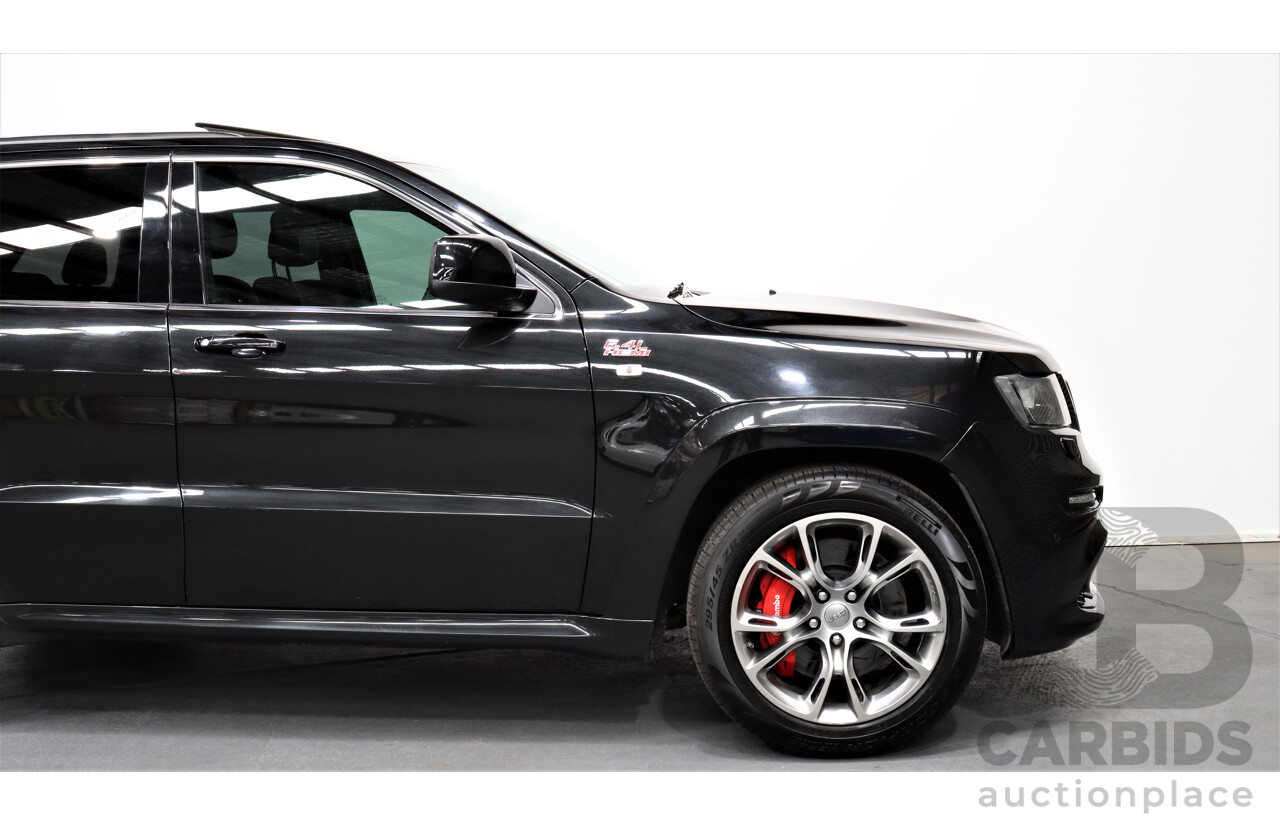 10/2012 Jeep Grand Cherokee SRT 8 (4x4) WK MY12 4d Wagon Black 6.4L V8