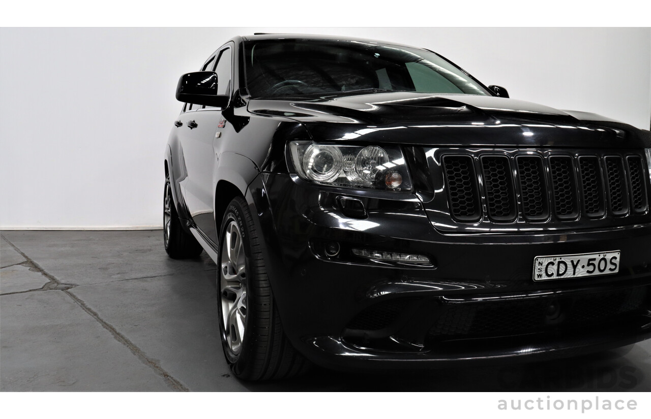 10/2012 Jeep Grand Cherokee SRT 8 (4x4) WK MY12 4d Wagon Black 6.4L V8